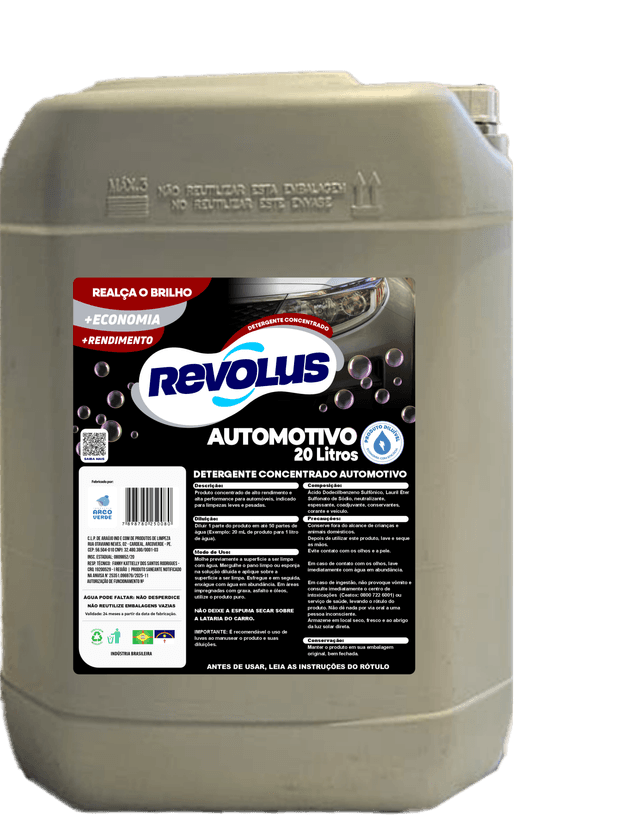 Detergente Concentrado Automotivo 20L