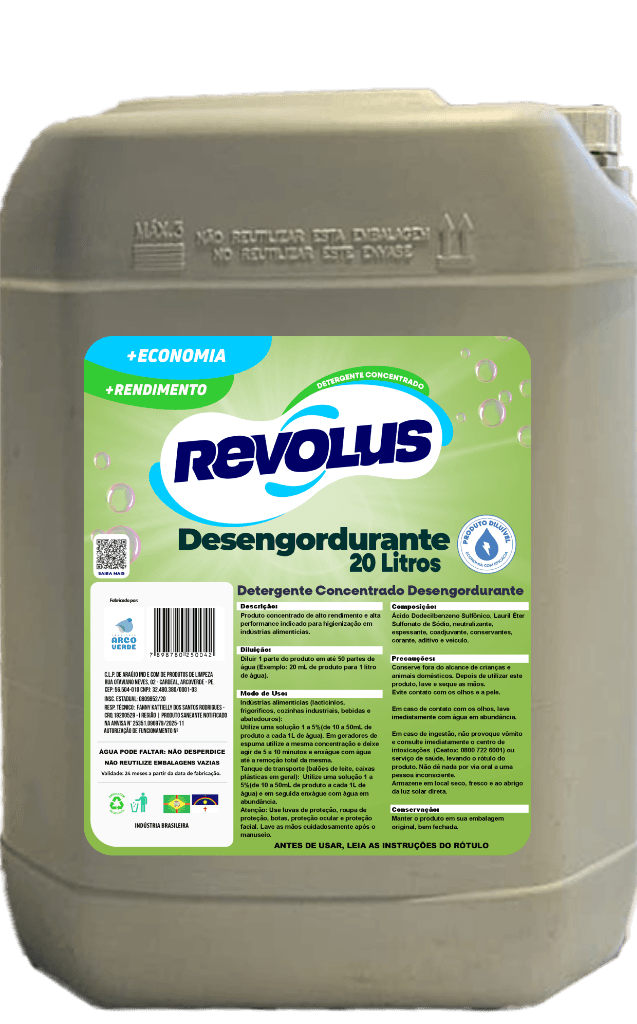 Desengordurante Revolus 20L