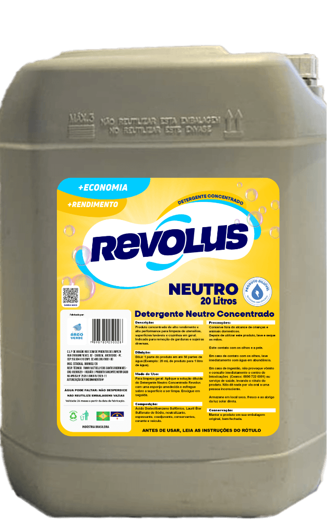 Detergente Neutro Concentrado 20L