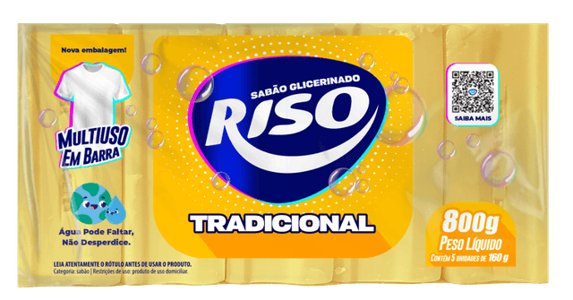 Sabão Tradicional Amarelo 800g