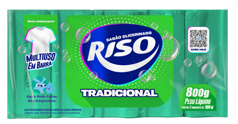 Sabão Tradicional Verde 800g