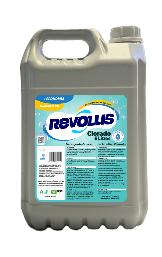 Detergente Concentrado Alcalino Clorado 5L